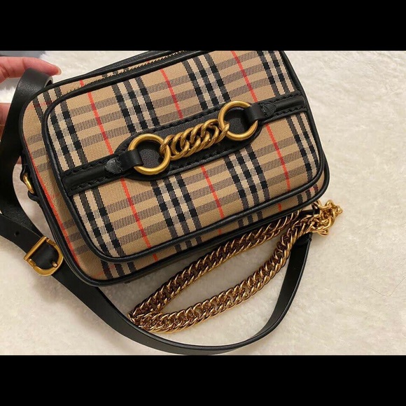 Burberry Knight Check Link Camera Bag - Picture 4 of 10